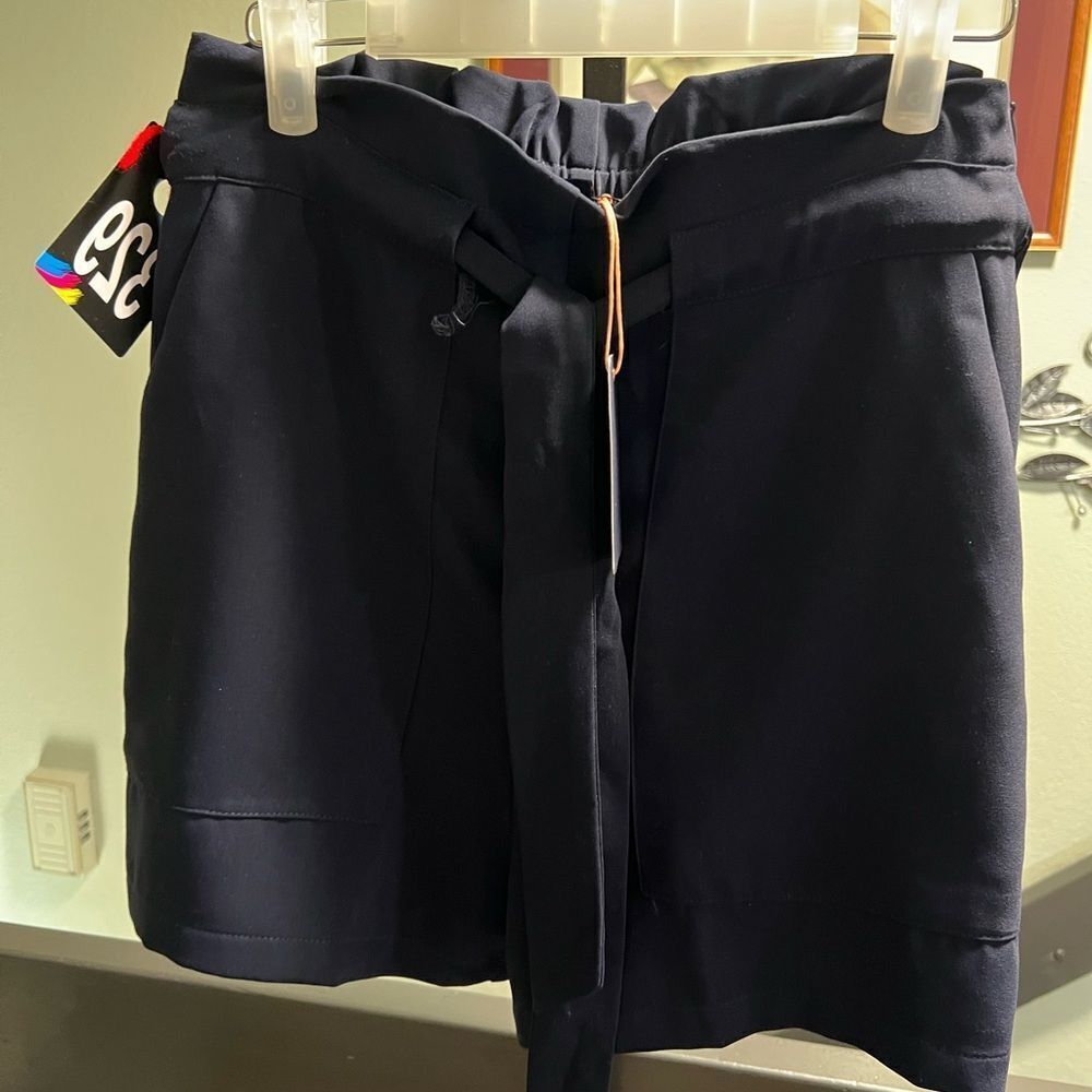 NWT Skies Are Blue Navy Women's Shorts #DP329
